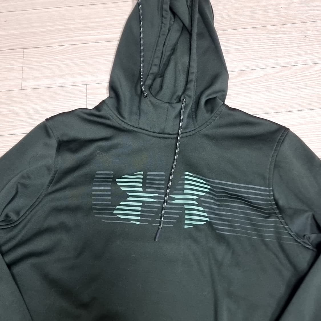 언더아머 기모 후드티 그린(라지) 상품이미지2