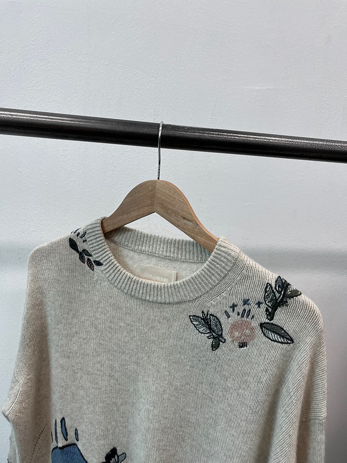 여) 쟈딕앤볼테르 멀티패치 캐시미어 니트 상품이미지5