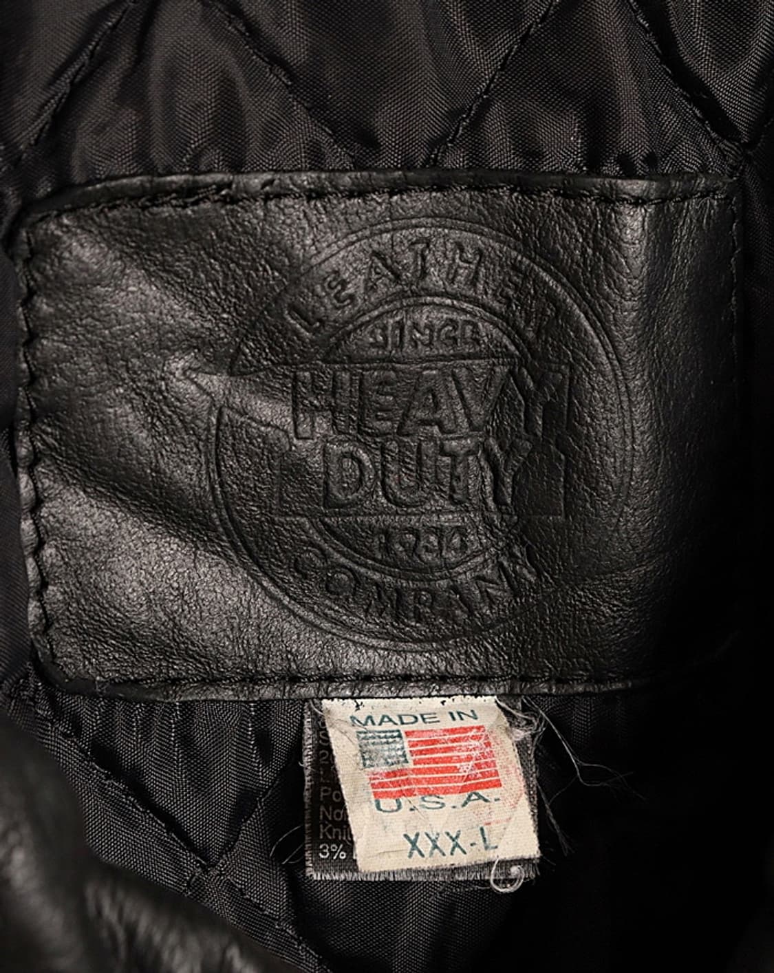90's HEAVY DUTY Wool&Leather 바시티자켓 오버사이즈 상품이미지7
