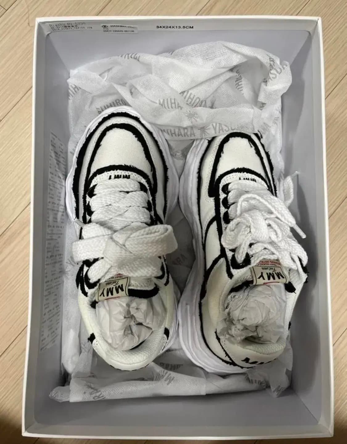 새상품) 미하라야스히로 웨인 스니커즈 36 상품이미지3