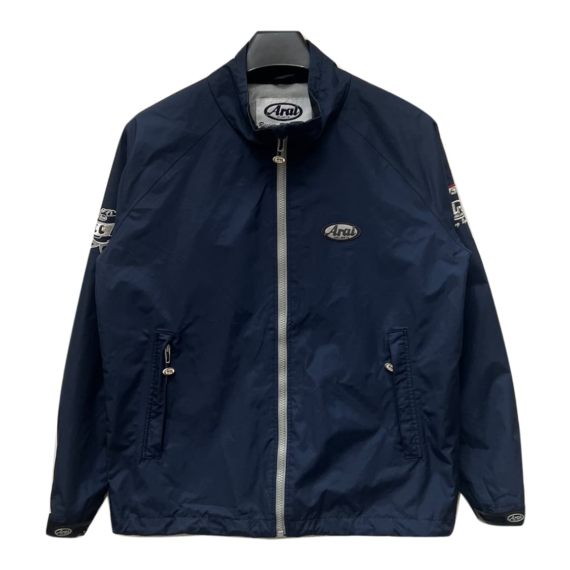 아라이 헬멧 구형 네이비 바람막이 라이더 자켓 S 상품이미지2