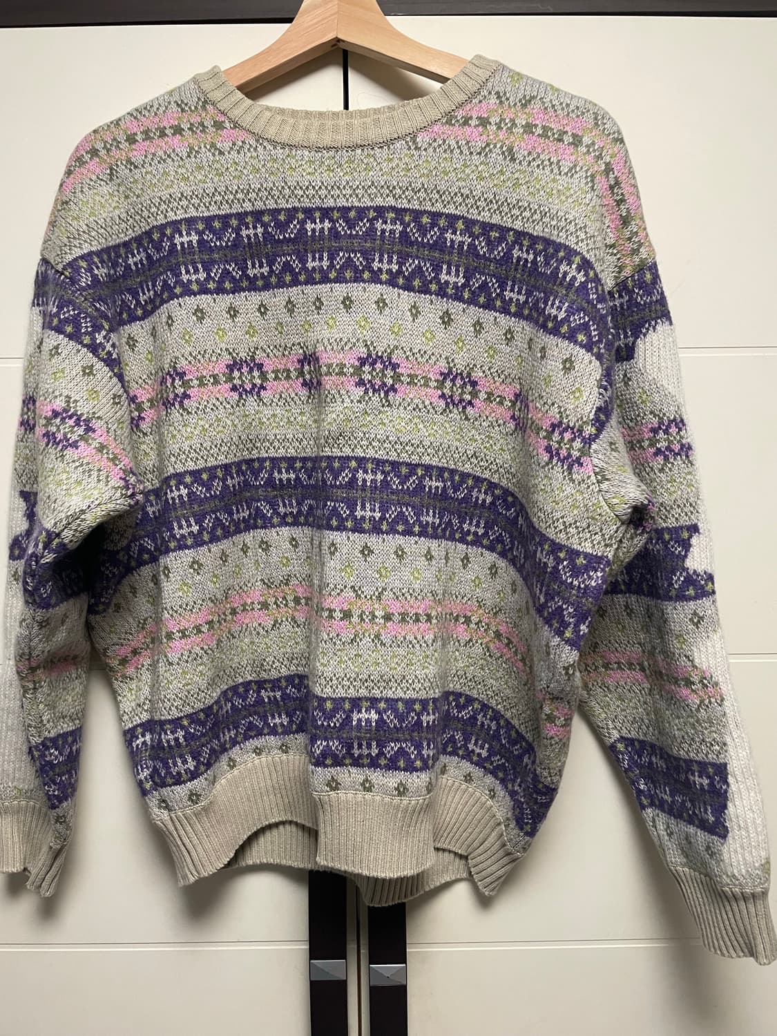 캐피탈 자카드 울니트 상품이미지1