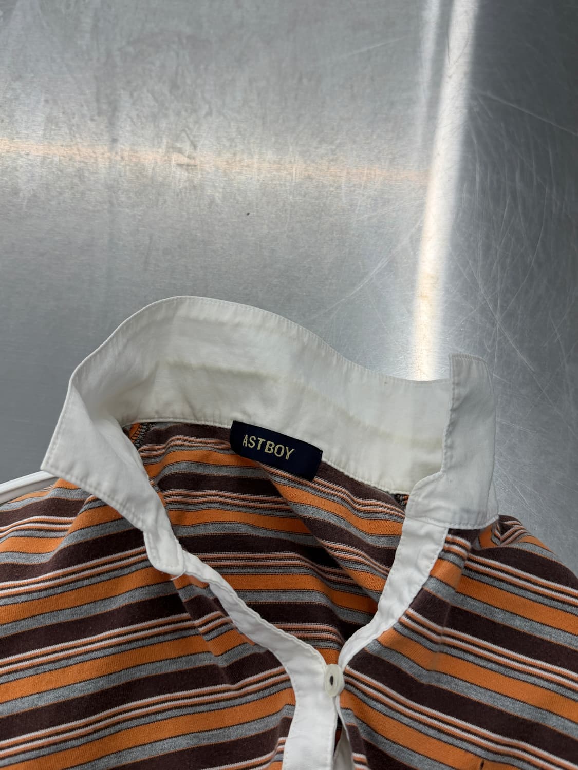 일본빈티지 스트라이프 pk 7부티셔츠 상품이미지9