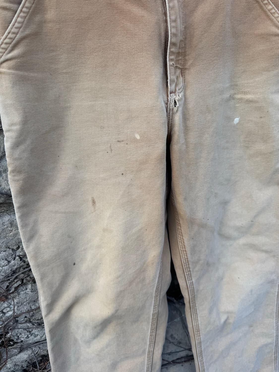 칼하트 빈티지 b11 브라운 싱글니 카펜터 워크 팬츠 32 상품이미지5