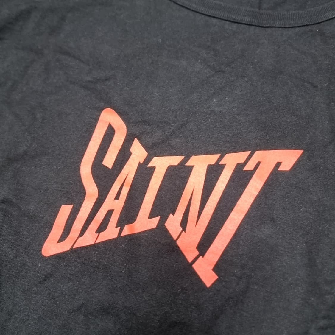 챔피온 * Saint 의 콜라보 블랙 긴팔티(xl) 상품이미지3
