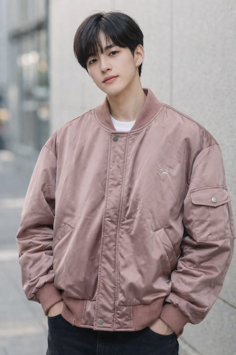 waikei 핑크 ma-1 자켓 상품이미지1