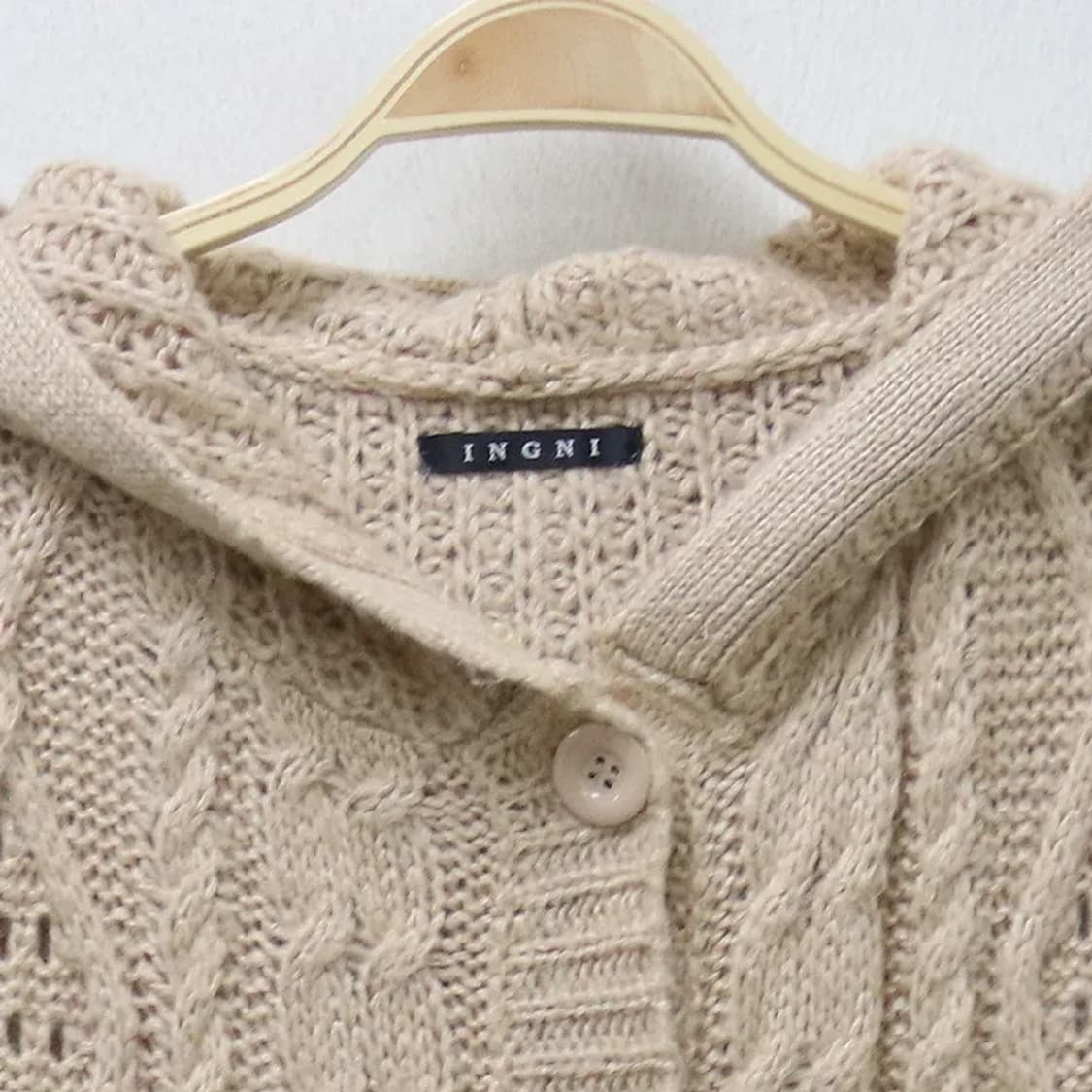 잉그니 니트 후드 가디건 61899 상품이미지3