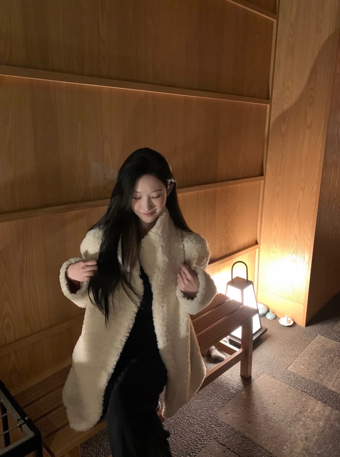 더위시 엘린 시어링 코트 상품이미지3