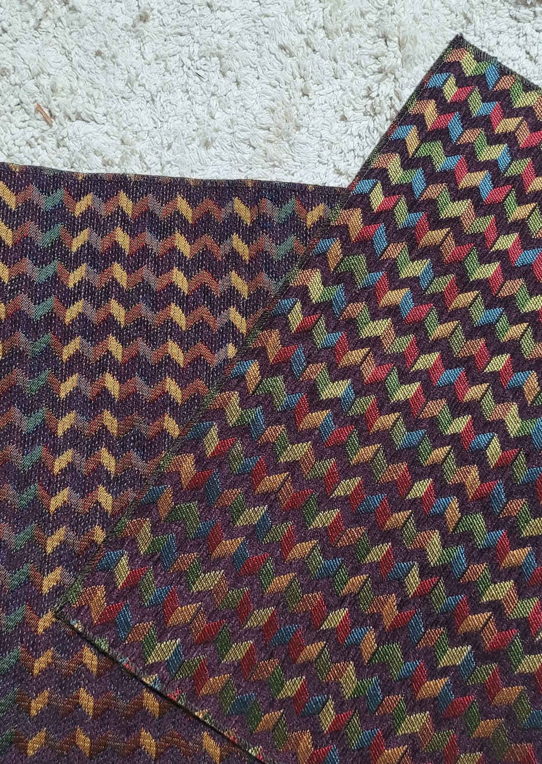 일본 빈티지 테이블 장식 자카드 매트(100*37) 상품이미지2