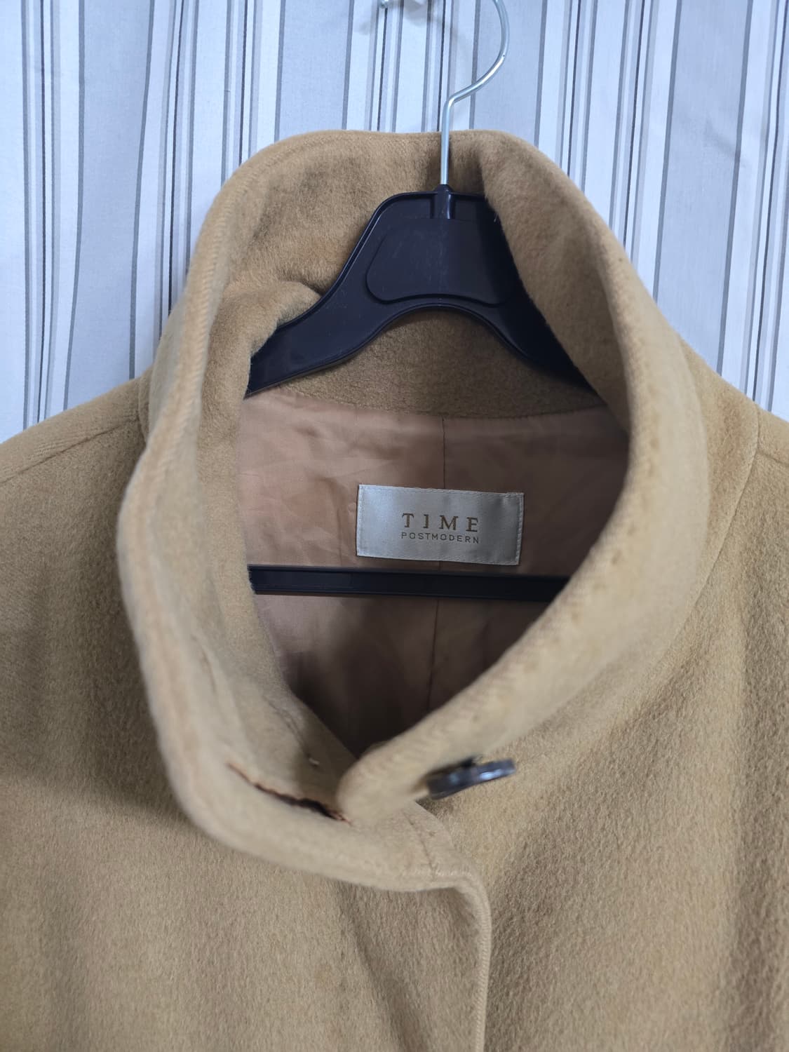 (82-94-160) [TIME] 타임 여성 하이넥 순모코트 상품이미지5