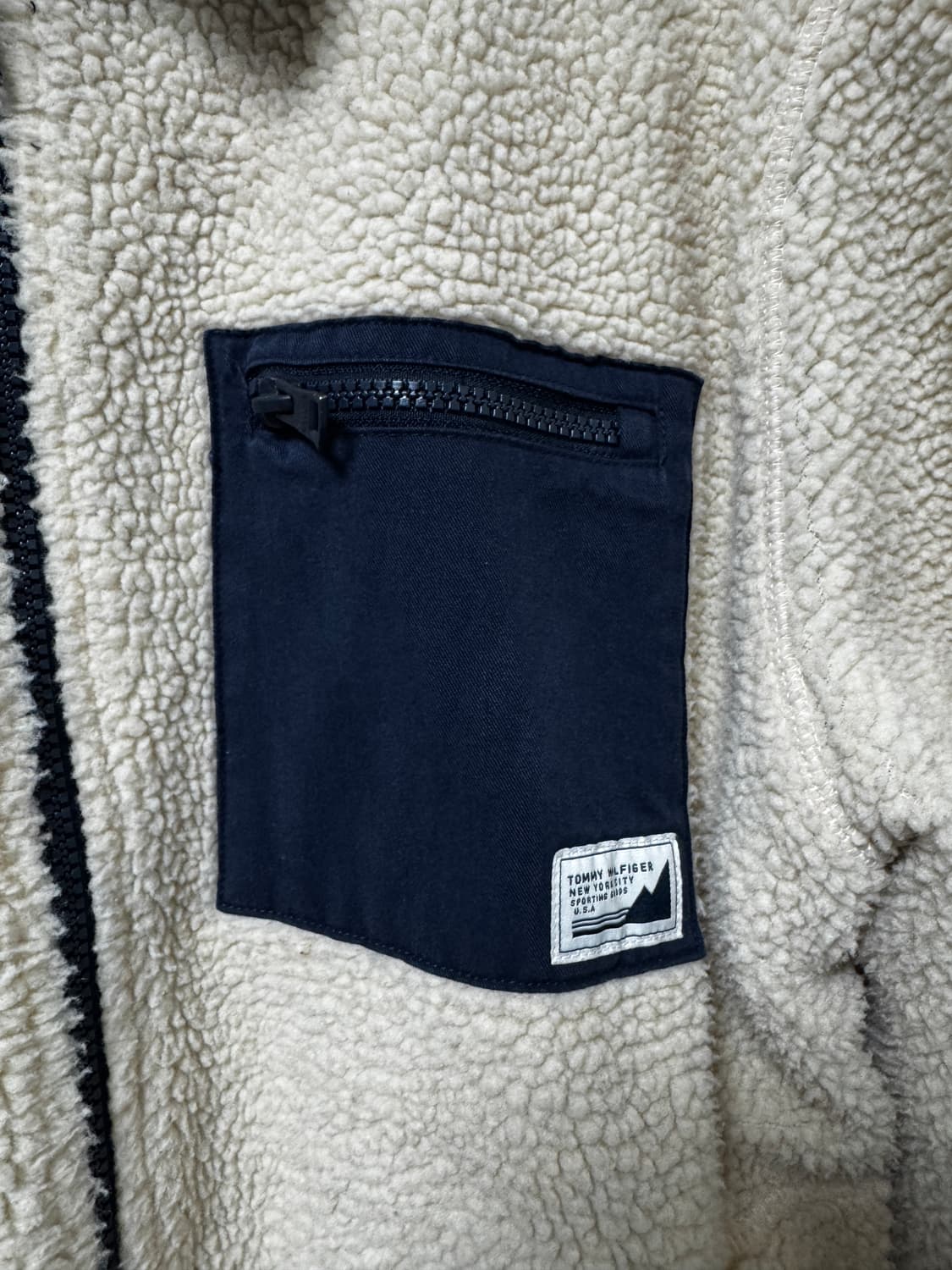 타미힐피거 리버시블 후리스 자켓 네이비 상품이미지8