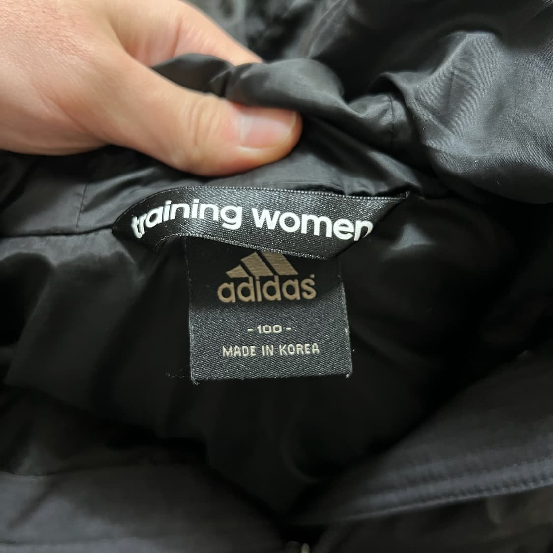 아디다스 여성 덕다운 후드 롱패딩 L/100 상품이미지4