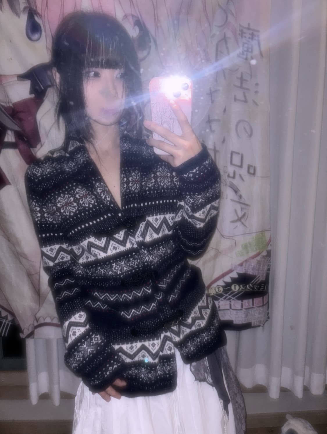 노르딕 떡볶이 가디건 상품이미지2