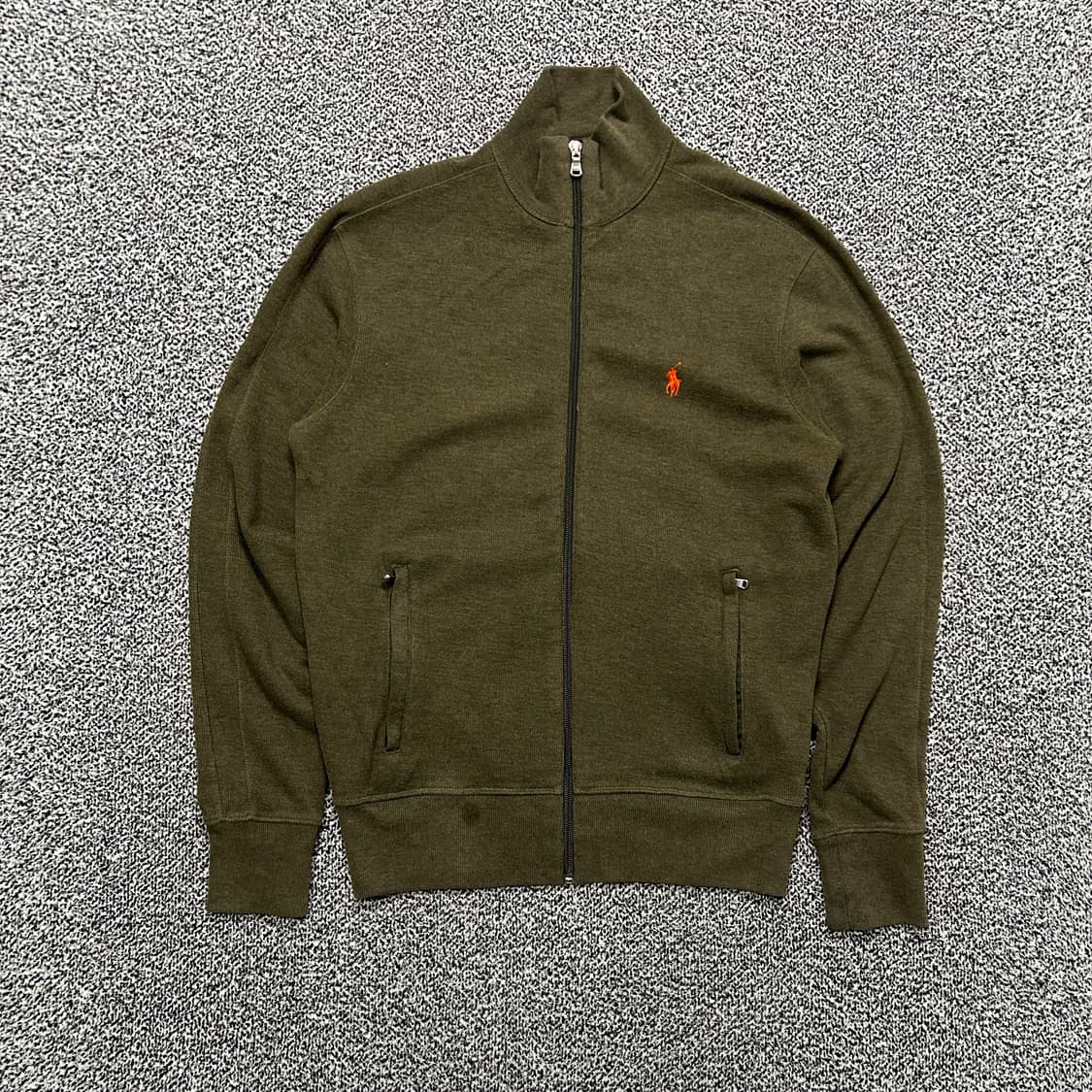 폴로 (POLO RalphLauren)카키 니트 집업 상품이미지1