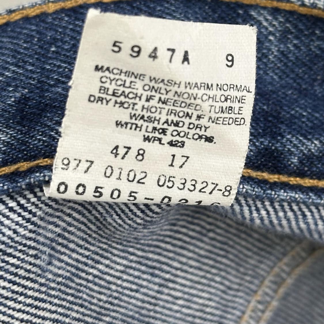 리바이스 505 오리지널 데님 팬츠 (36인치) 상품이미지8