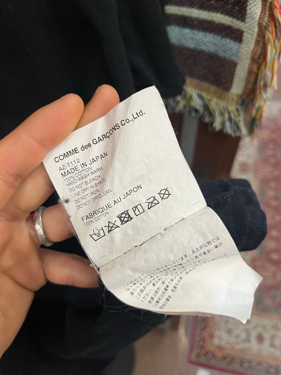 꼼데가르송 레드 하트 반팔티 #csz955 상품이미지6