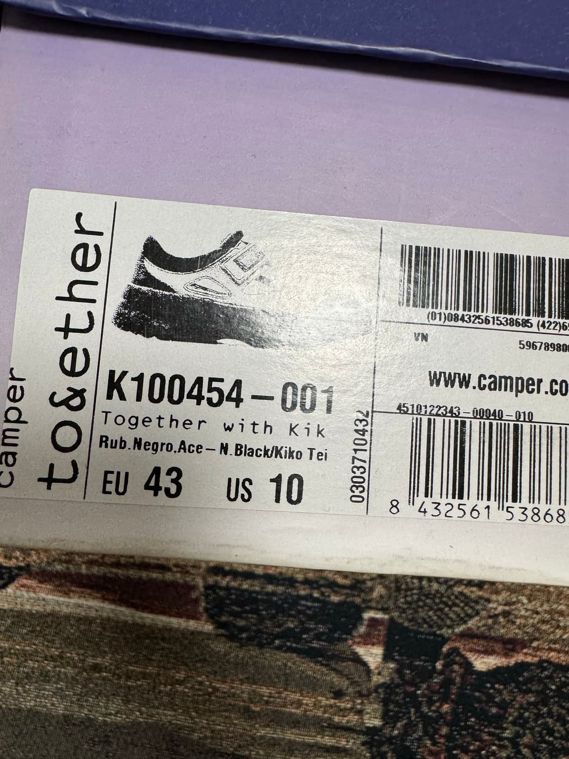 키코 캠퍼 스트랩 슈즈 블랙 43 상품이미지2