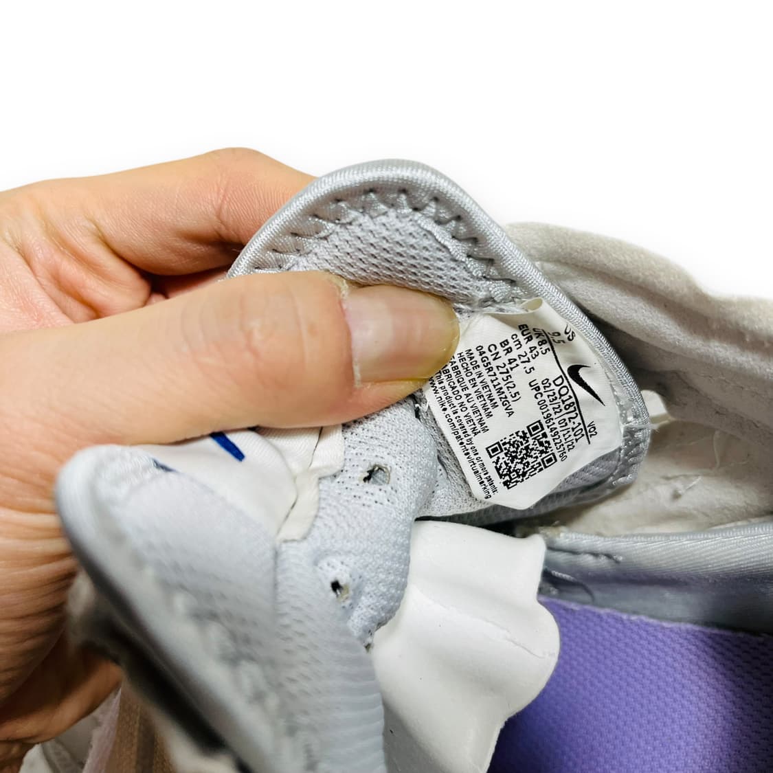 나이키 에어포스 1 미드 리액트 화이트 스니커즈 상품이미지10