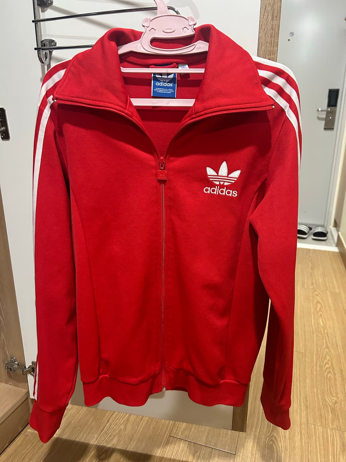 아디다스 유로파 트랙탑 빨강 져지 상품이미지2