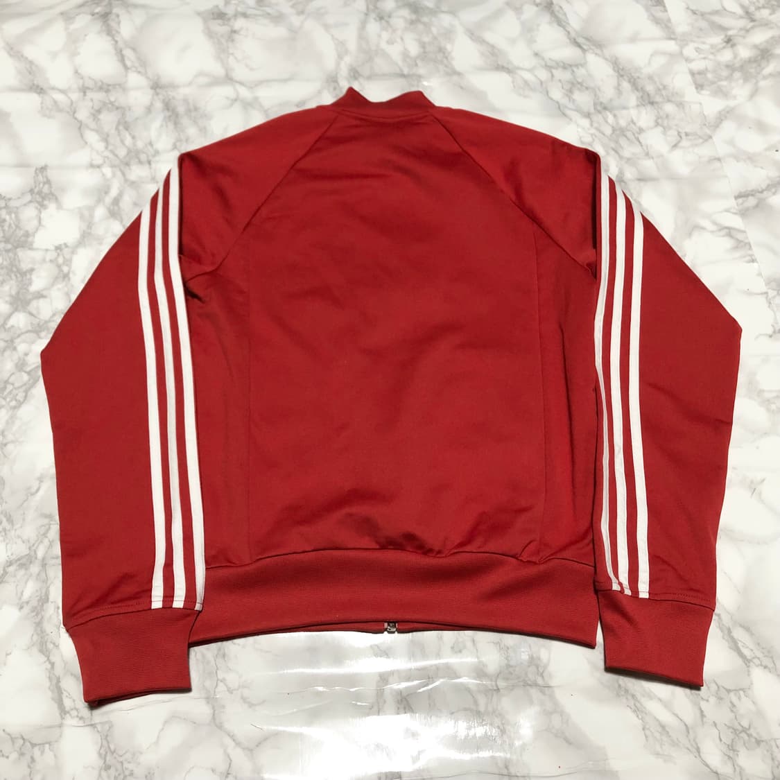 아디다스 져지 트랙탑 깔끔 레드 슈퍼스타 상품이미지3