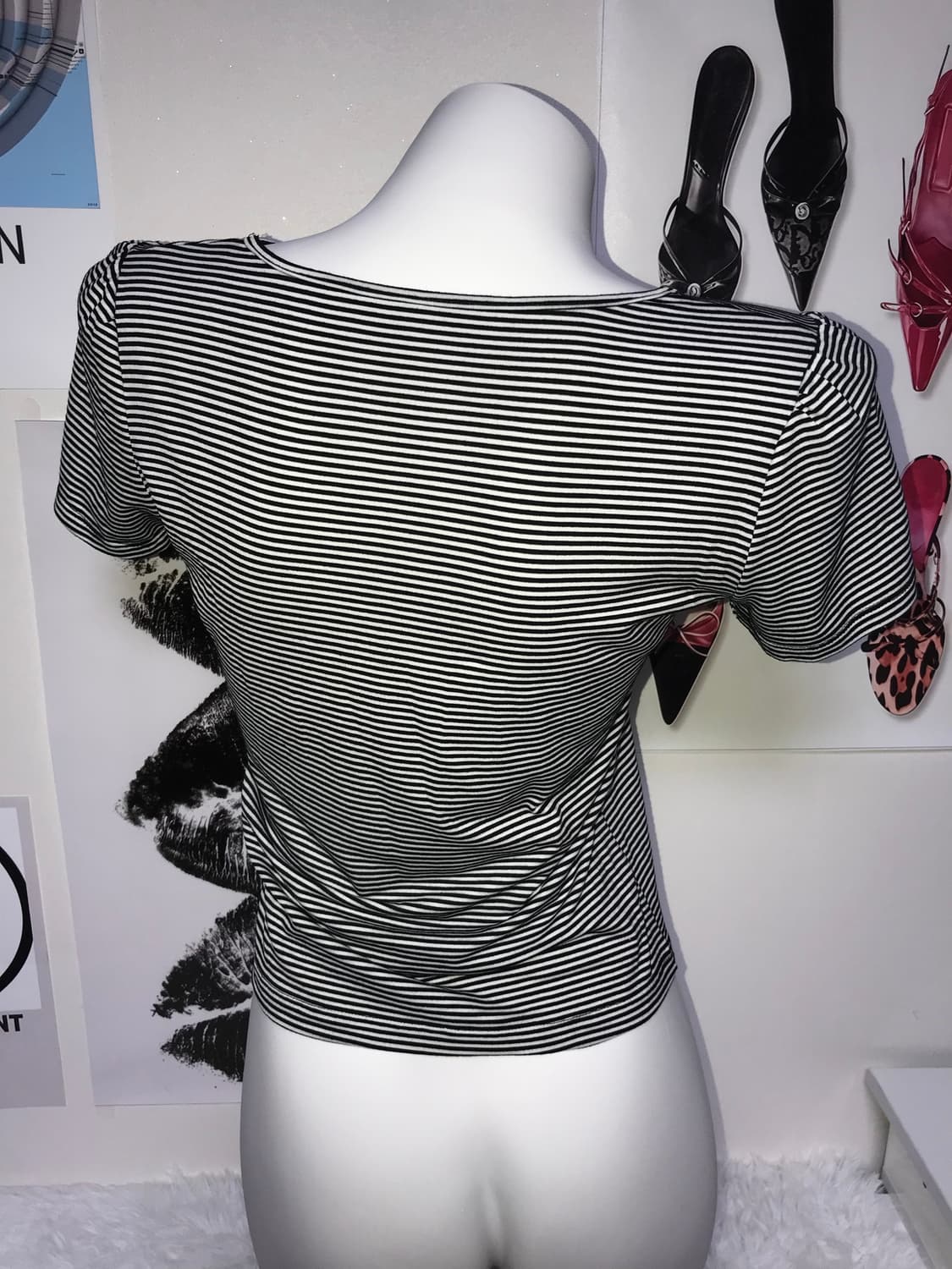 ribbon point t-shirt 상품이미지2
