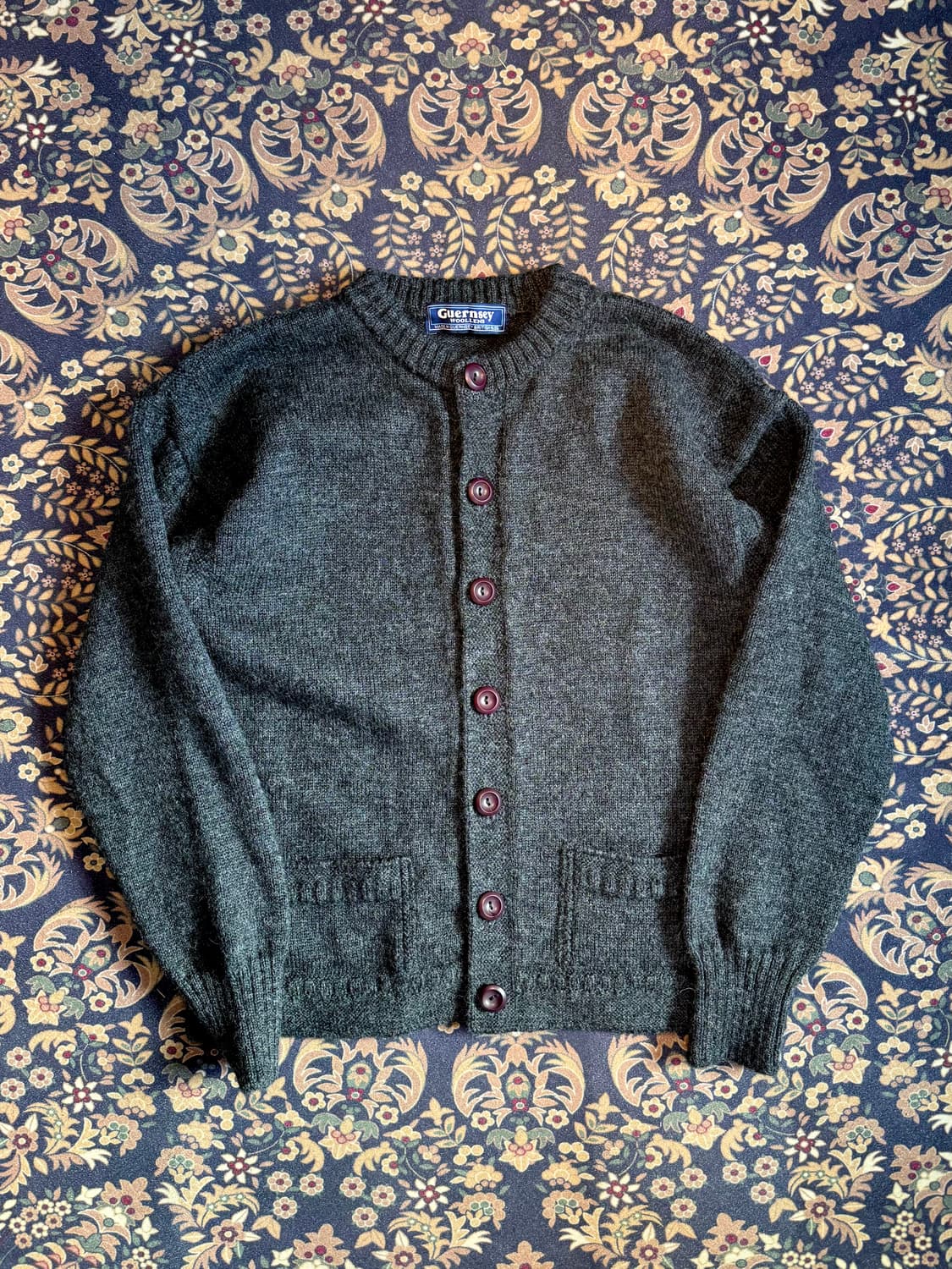 건지 울른스 피셔맨 홀 가먼츠 가디건 상품이미지1