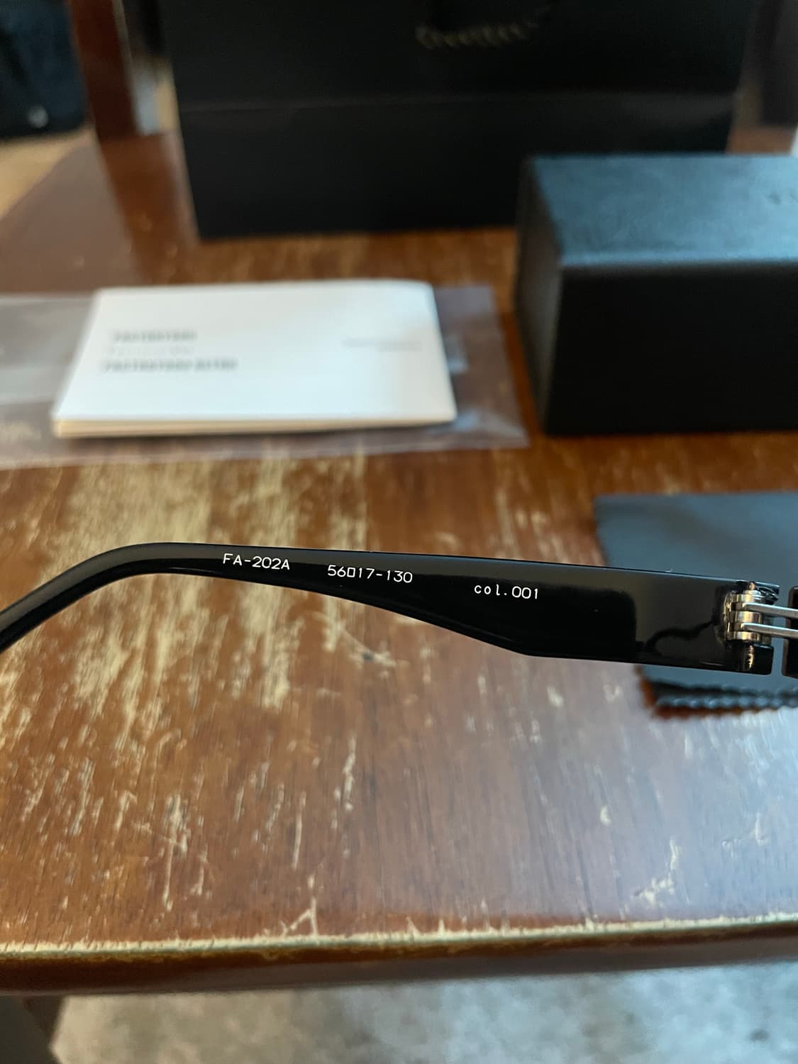 factory900 fa-202a 블랙 팩토리900 안경 새상품 상품이미지3