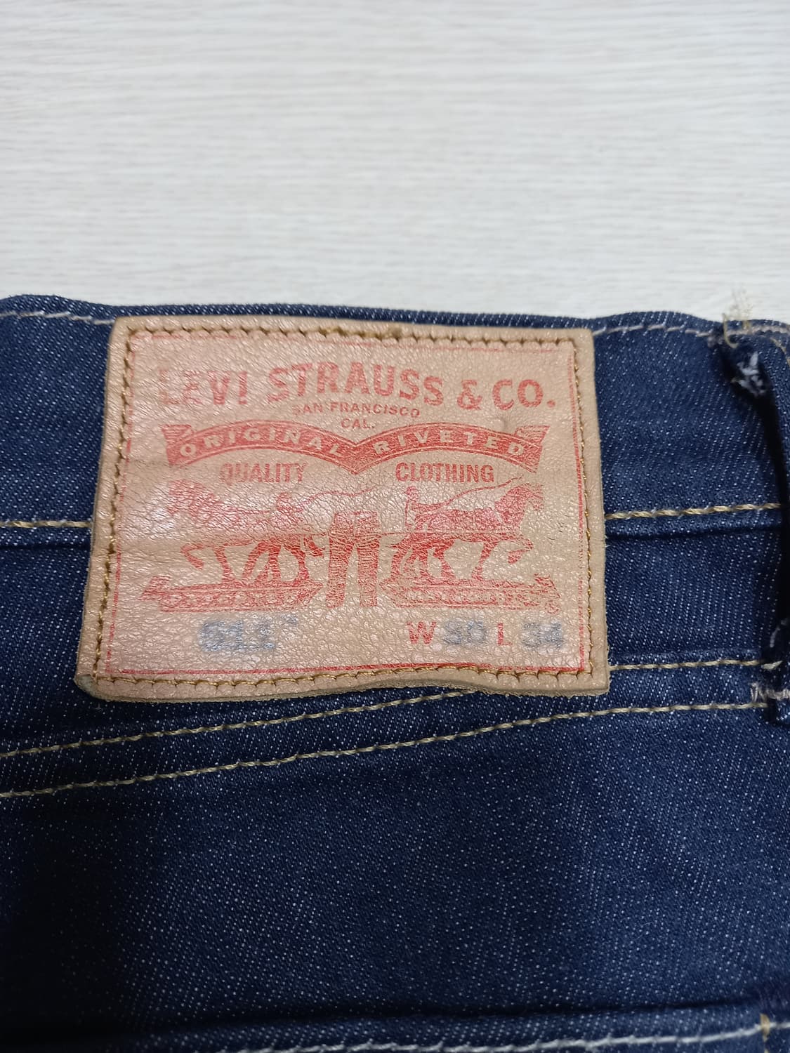 30 리바이스511 Turkey 스판 슬림일자진 진청 30-207 상품이미지5