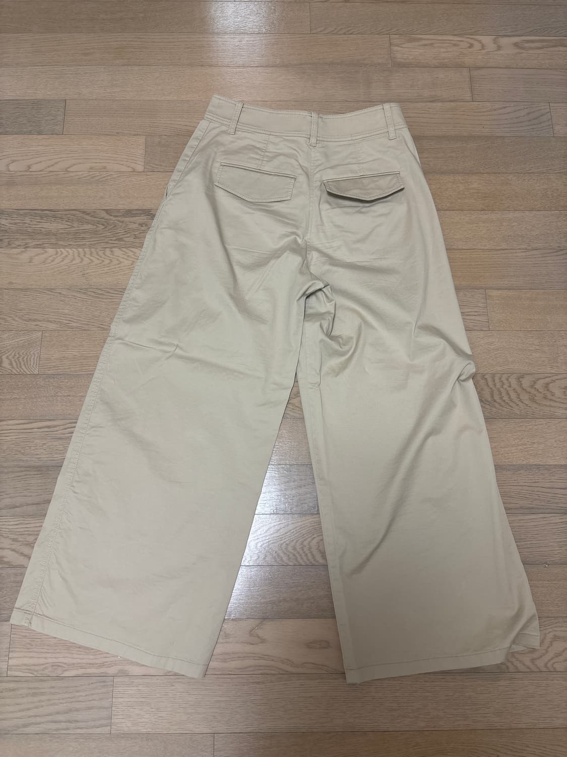 코스 베이지 코튼 팬츠 상품이미지2