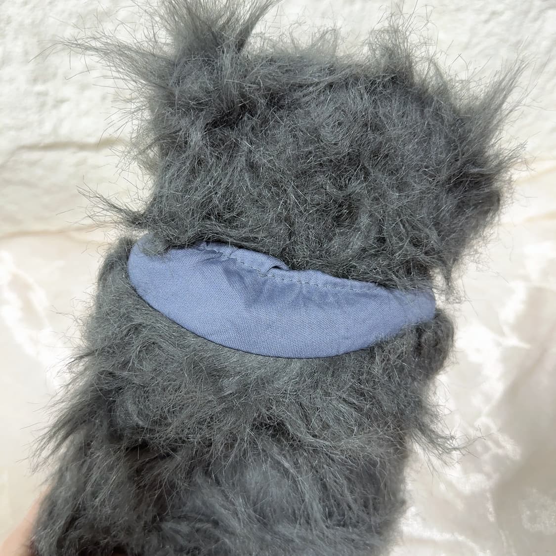 빈티지 Y2K 두툼한 퍼 그레이 레그워머 발토시 상품이미지3