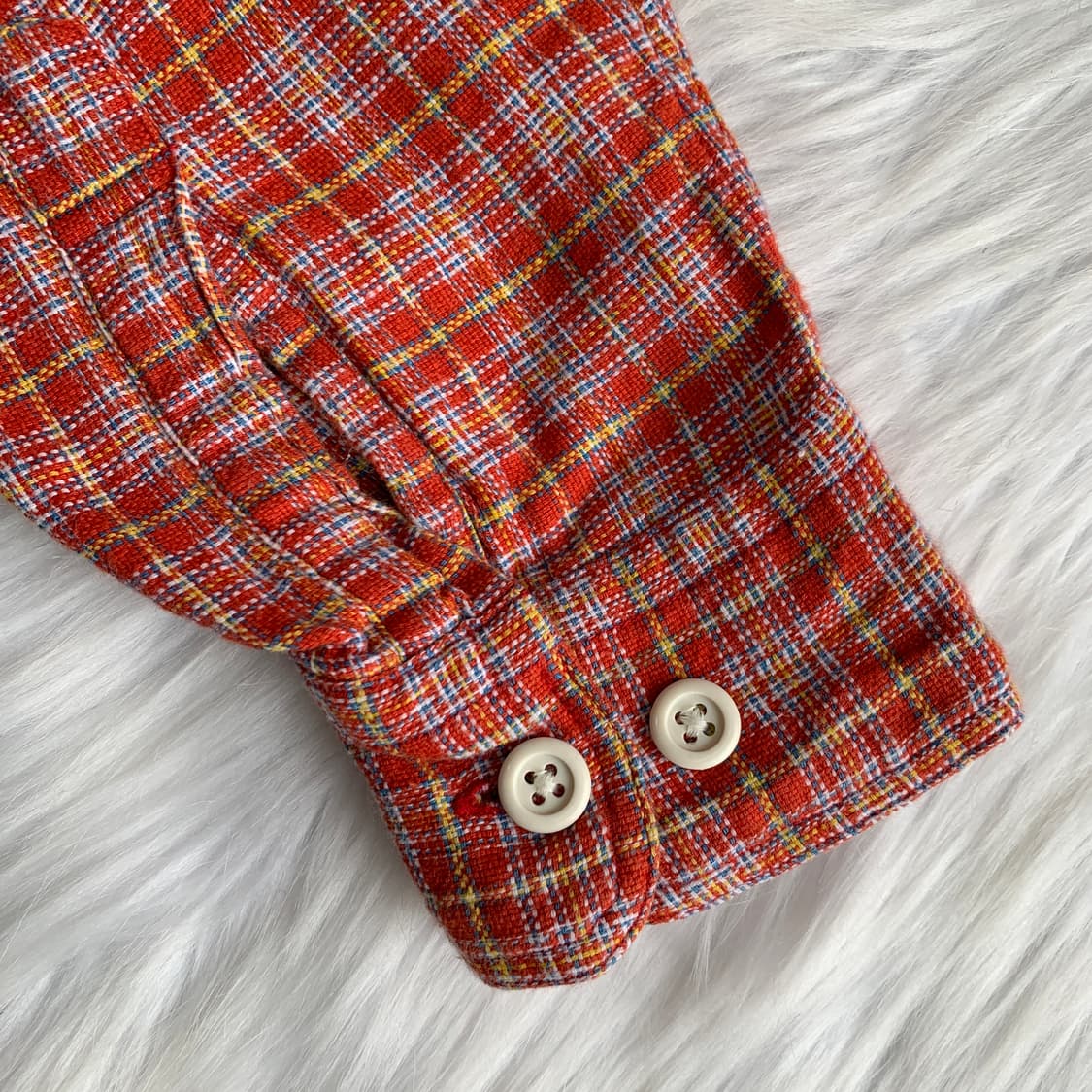 빅존 BIGJOHN 체크 패턴 워크 셔츠 1921 상품이미지5