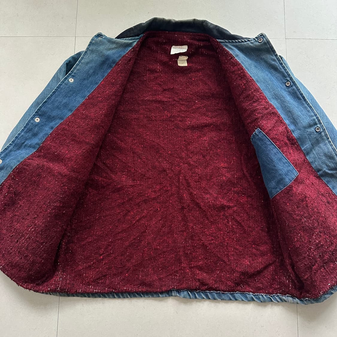 70s 트로이밀스 블랭킷 데님 초어 자켓 USA MADE 상품이미지6