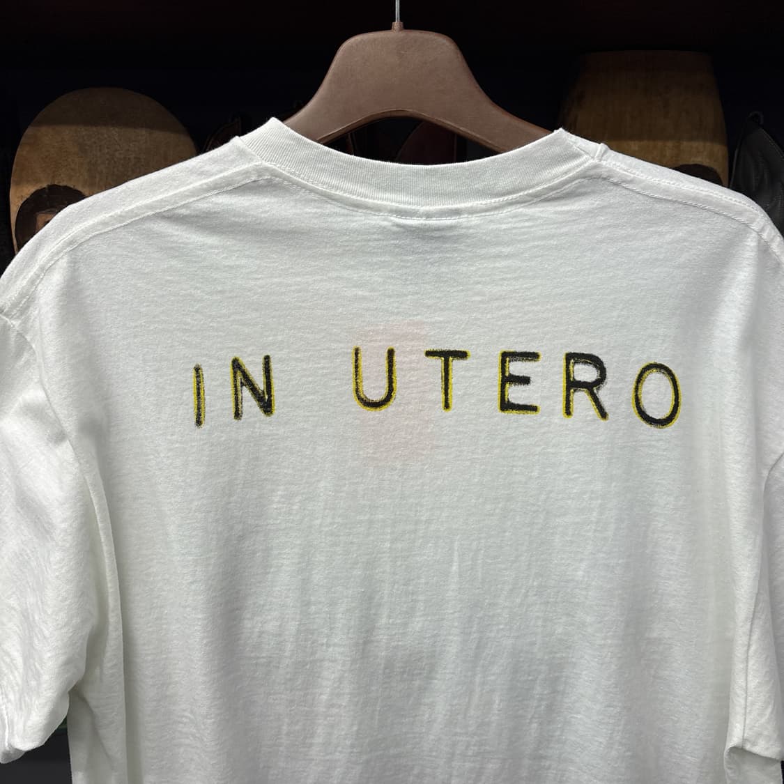 90s 너바나 In Utero '93 투어 프린팅 머천 티셔츠 N1209 상품이미지8
