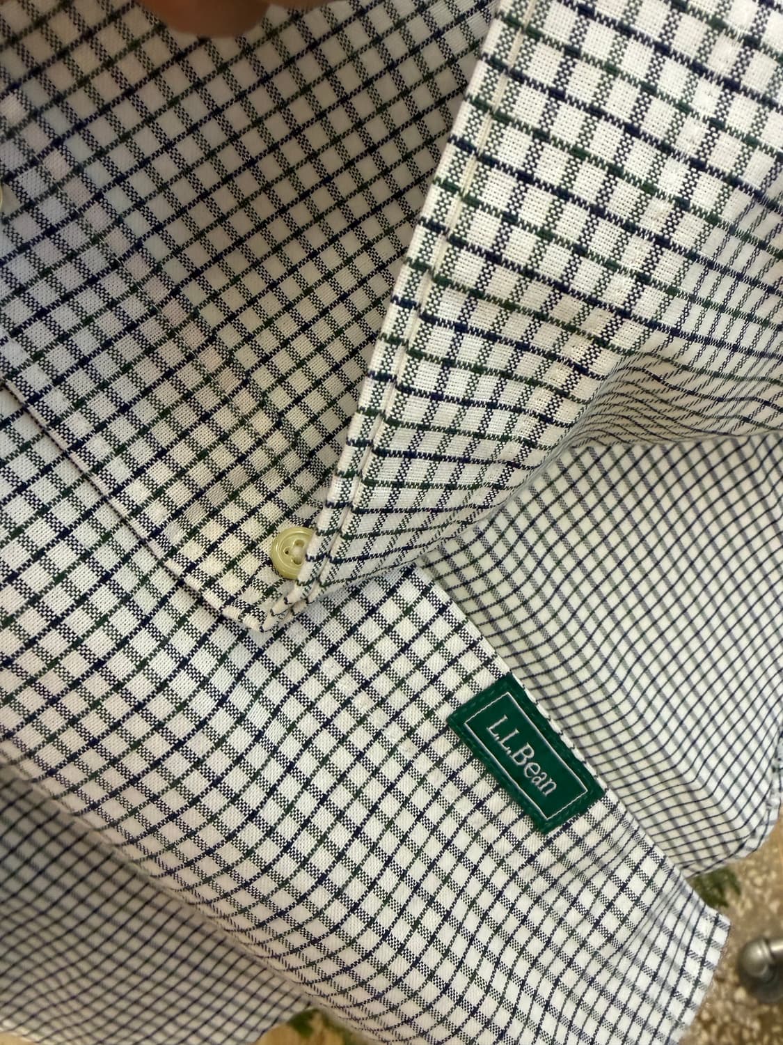 엘엘빈 X 빔즈 콜라보 체크셔츠 상품이미지3