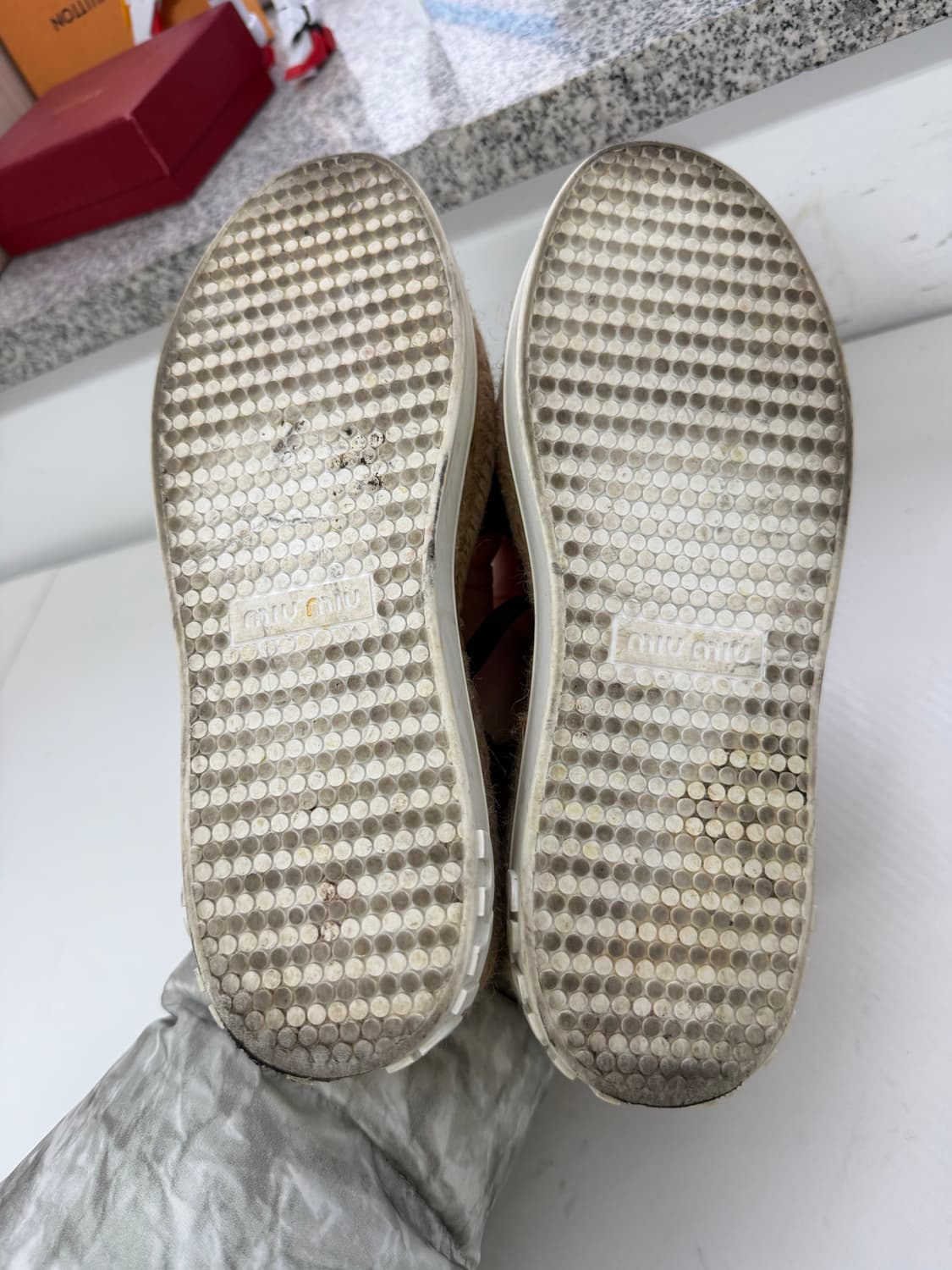 정품) 미우미우 여성 에스파드류 샌들 36.5(235) 상품이미지10