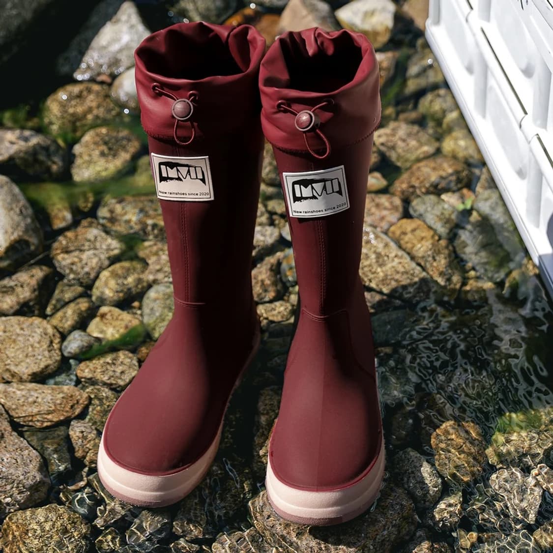 버건디 레인부츠 230 상품이미지2