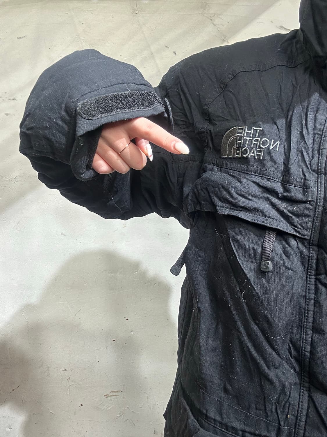 노스페이스 하이벤트 블랙 패딩 90 상품이미지4