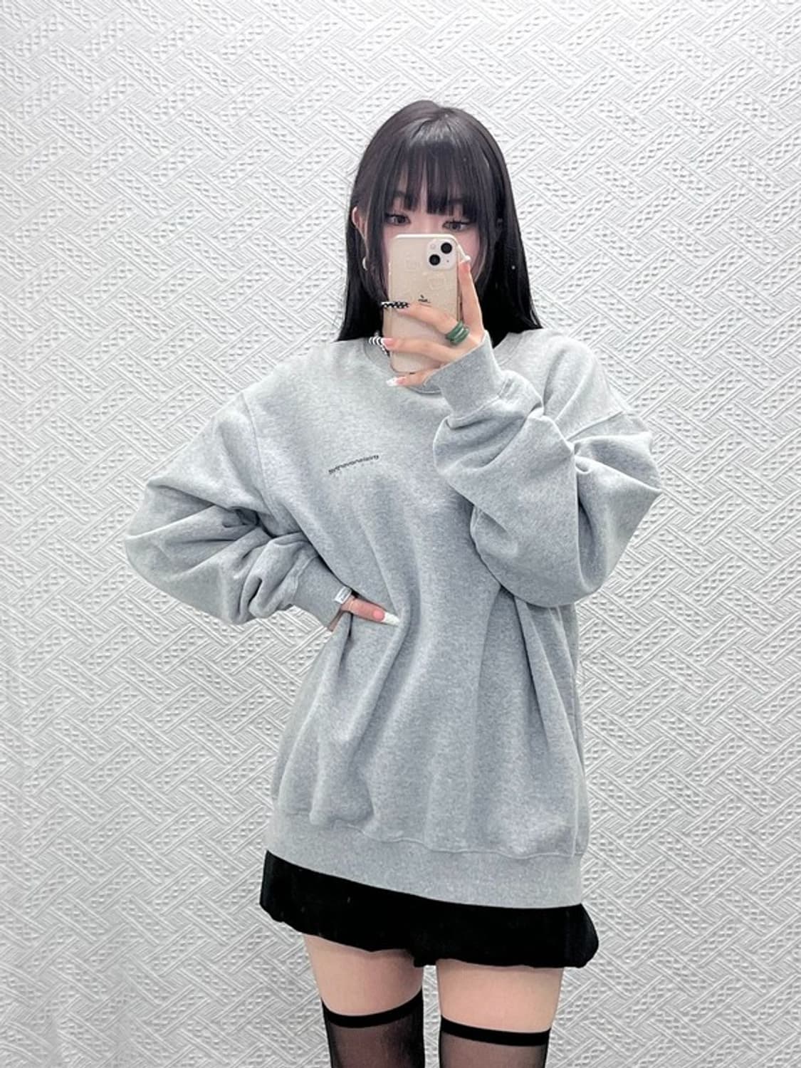 디스이즈네버댓 빈티지 캐주얼 스펠아웃 맨투맨 XL C10383 상품이미지2