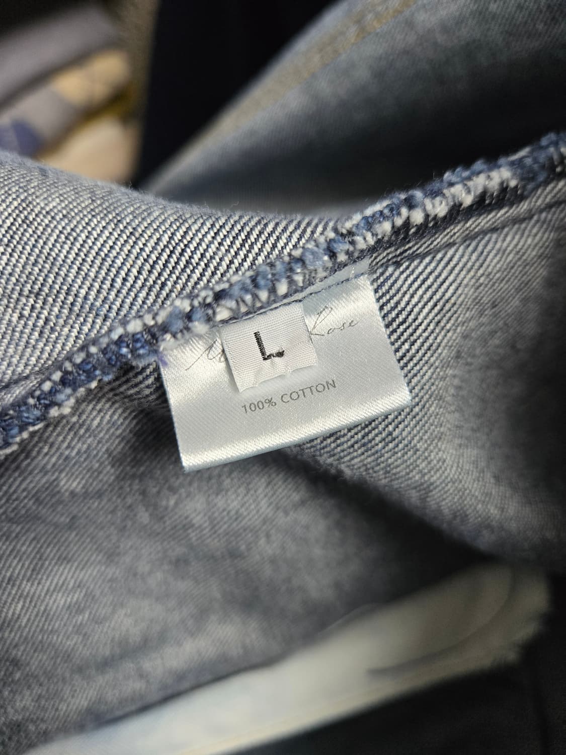 마틴로즈 오버사이즈 데님자켓 상품이미지3