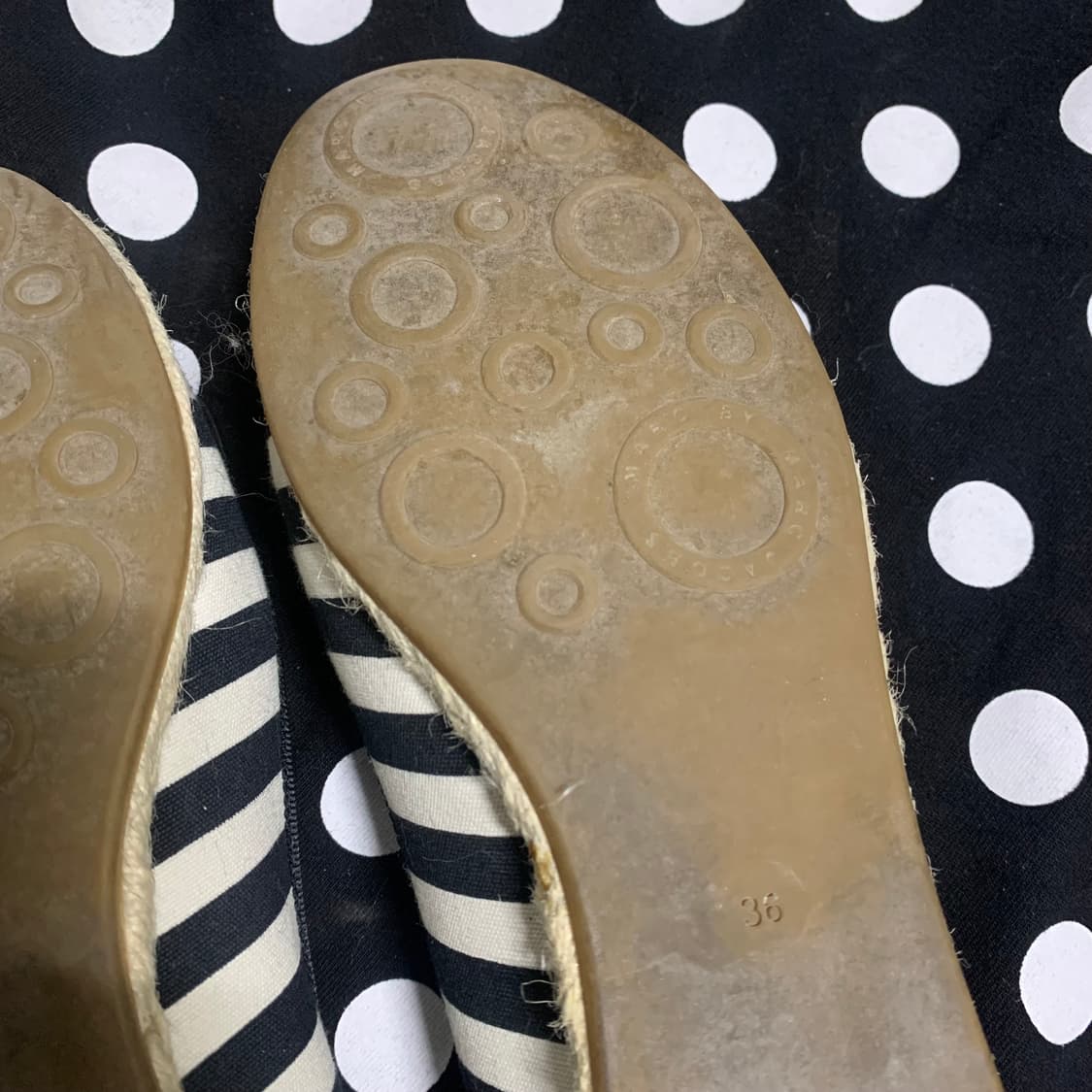 마크 바이 마크 제이콥스 스트라이프 마우스 플랫 슈즈 상품이미지8