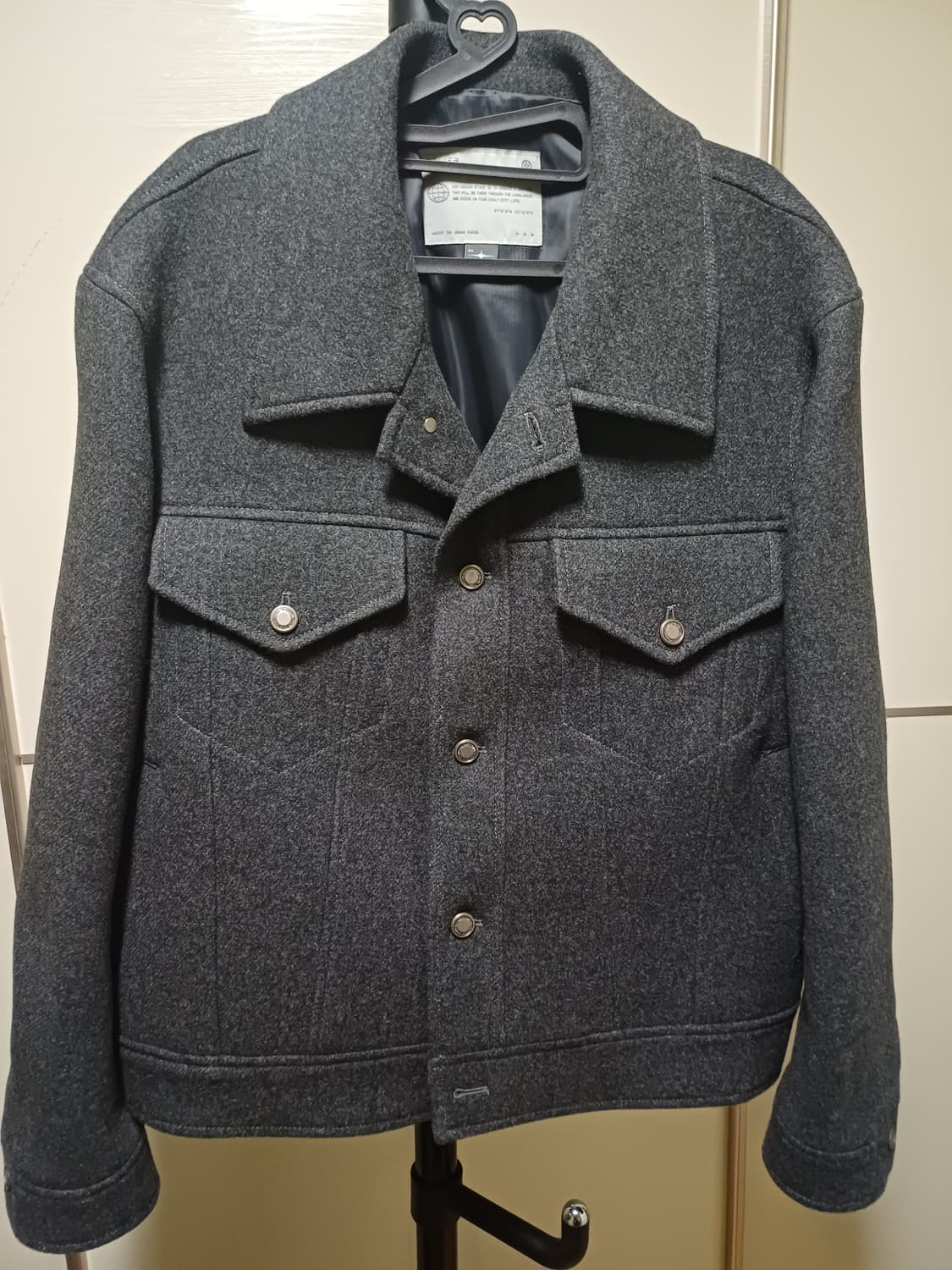 벨리에 시티울트러커자켓 멜란지 그레이  상품이미지3