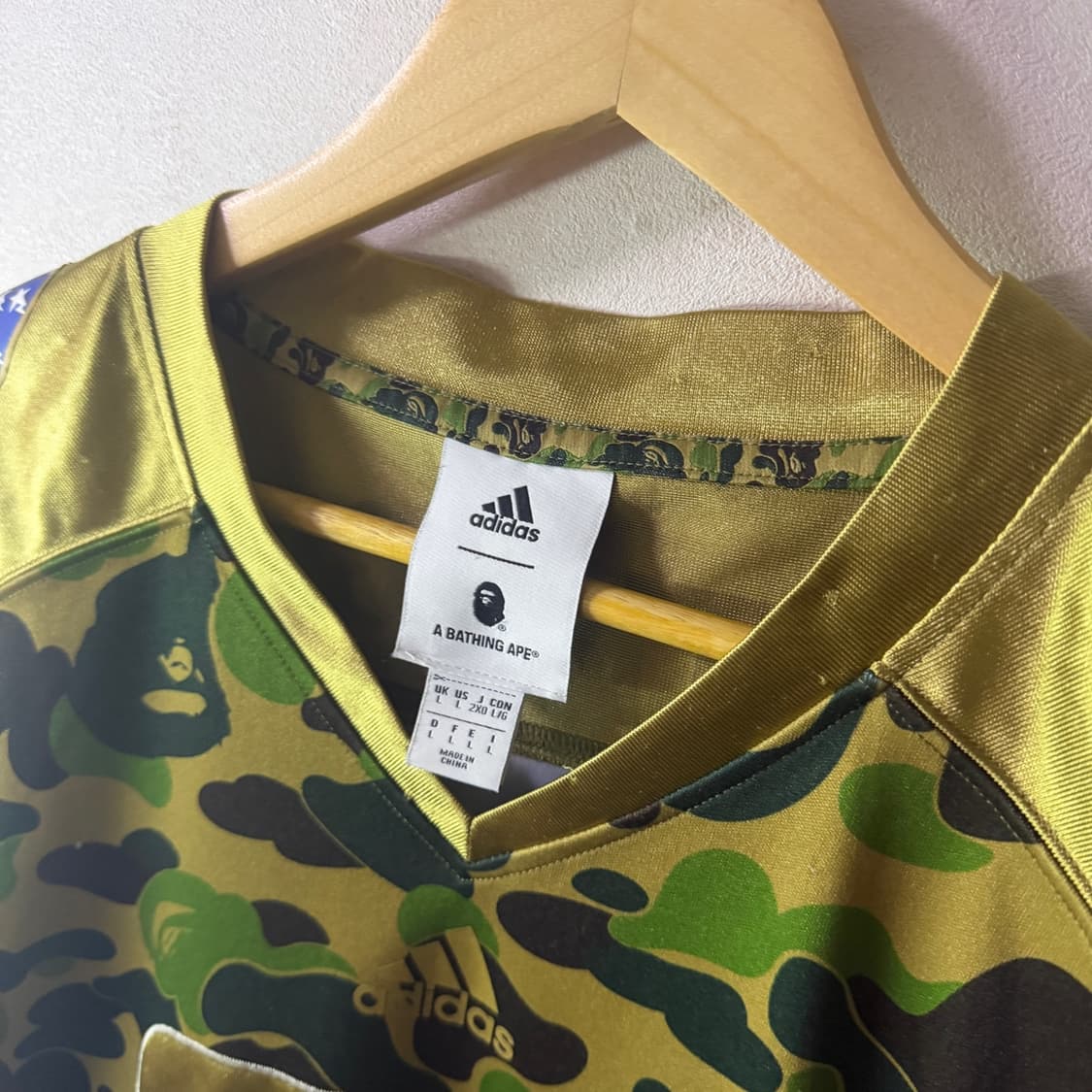 베이프 x 아디다스 카모플라쥬 져지 2XL (남성 100-105정도) 상품이미지6