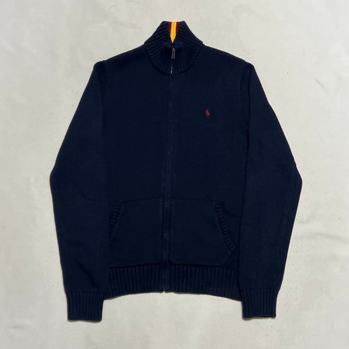 XL 폴로랄프로렌 네이비 니트 집업 상품이미지2
