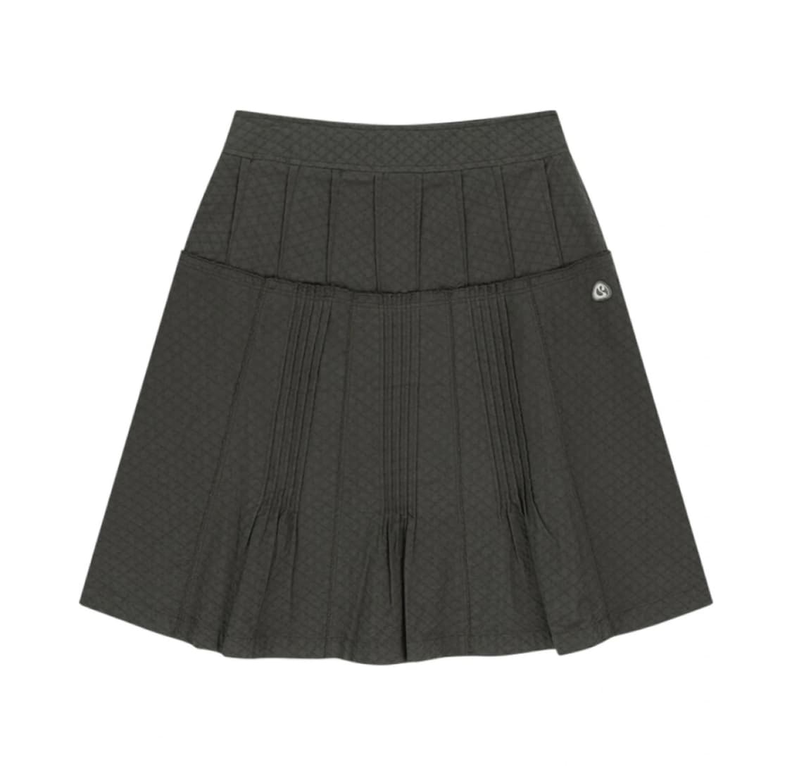 코이세이오 플라워 핀턱 스커트 차콜 0사이즈 상품이미지1