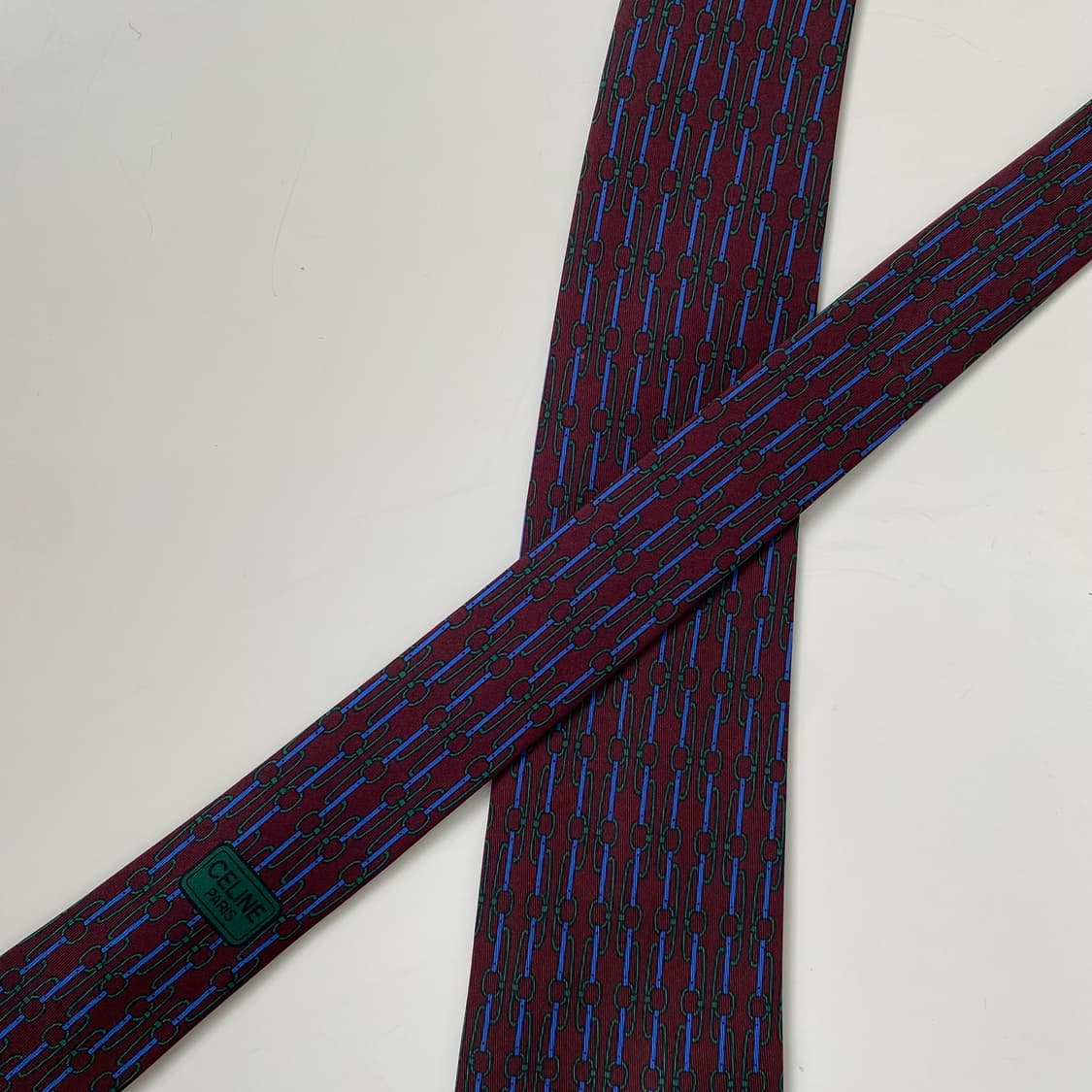 셀린느(celine) 심플로고 명품 정품 넥타이8.6cm 상품이미지4