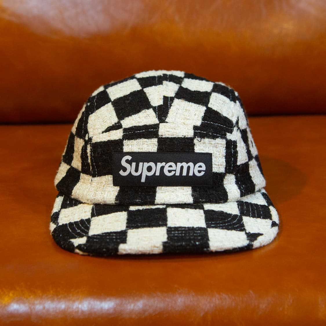 슈프림 체크보드 버클 캠프캡 상품이미지1