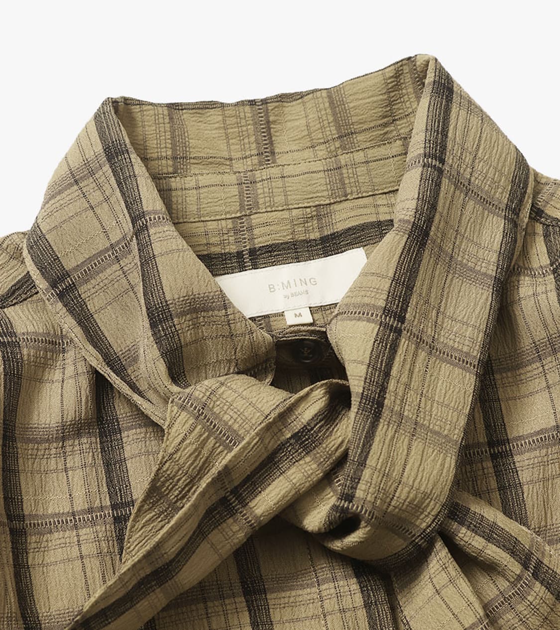 B:MING BY BEAMS - CHECK BIG TIE SHIRT 상품이미지8