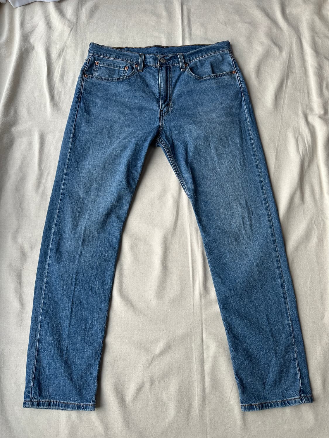 리바이스 502 테이퍼드 데님팬츠 연청 34 상품이미지1