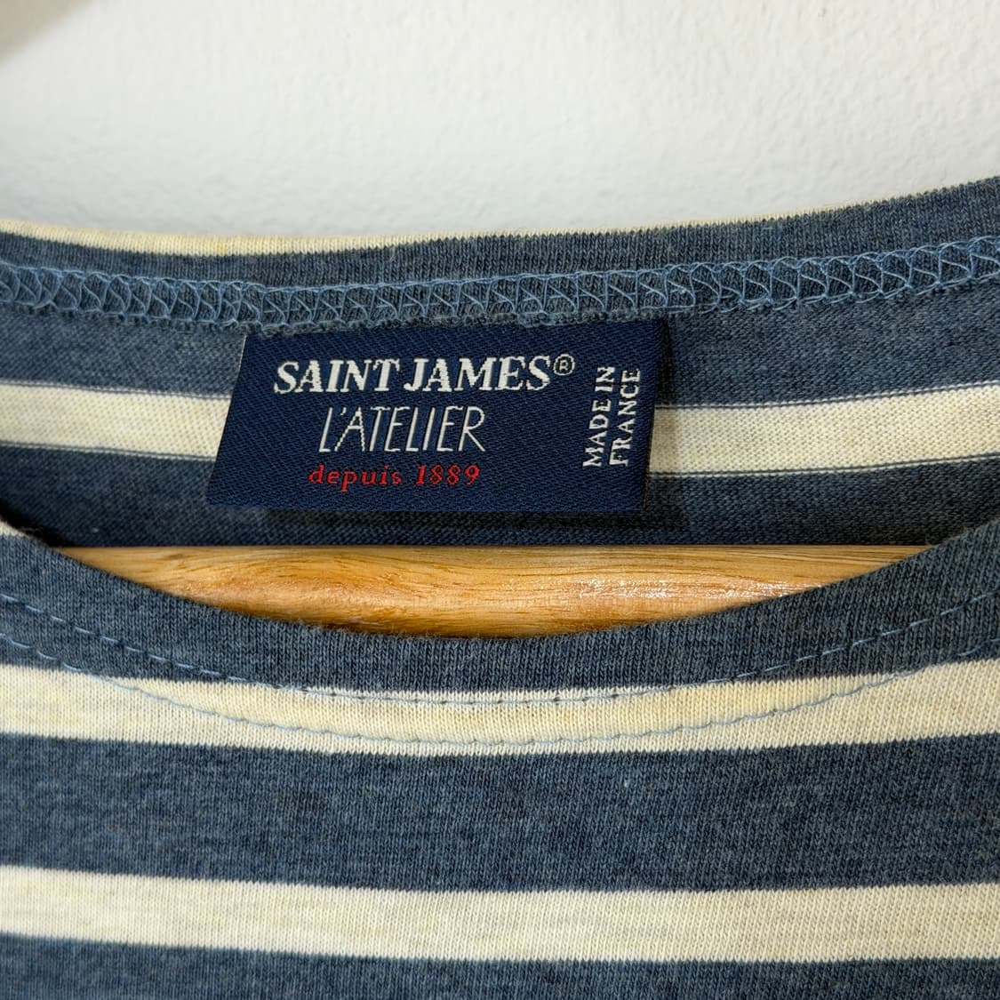[L] 세인트제임스 보트넥 스트라이프 반팔티 상품이미지5