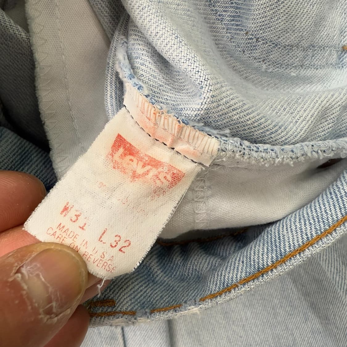 usa 리바이스 560 오렌지탭 데님팬츠 r1834 상품이미지7